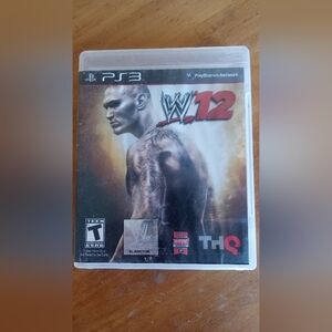 HQ WWE '12 PS3 Game - Black and Red